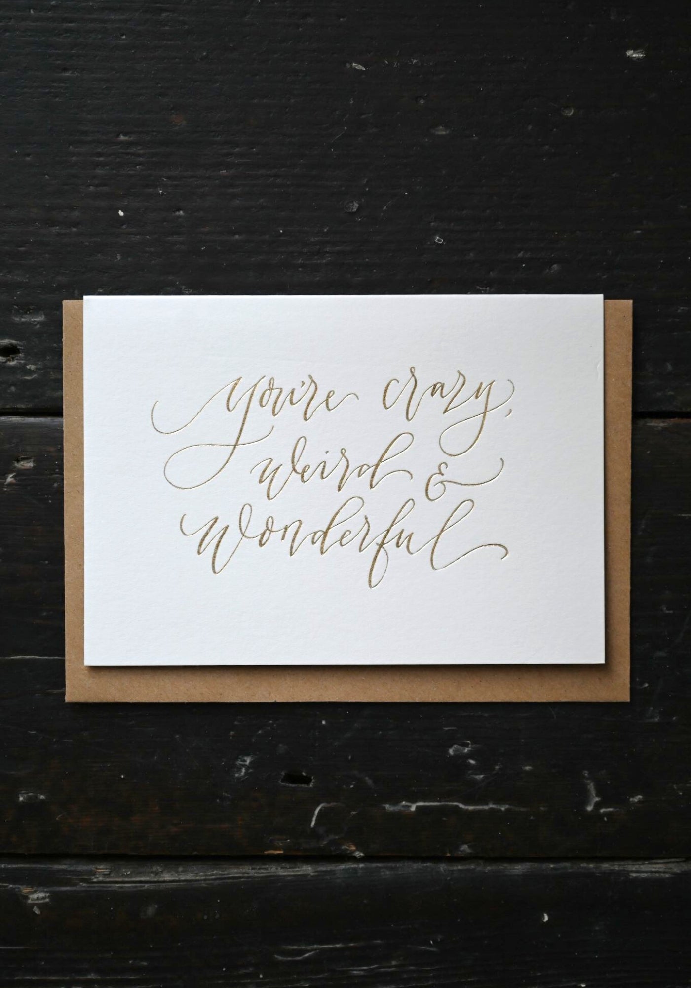 Weird and Wonderful Greetings Card