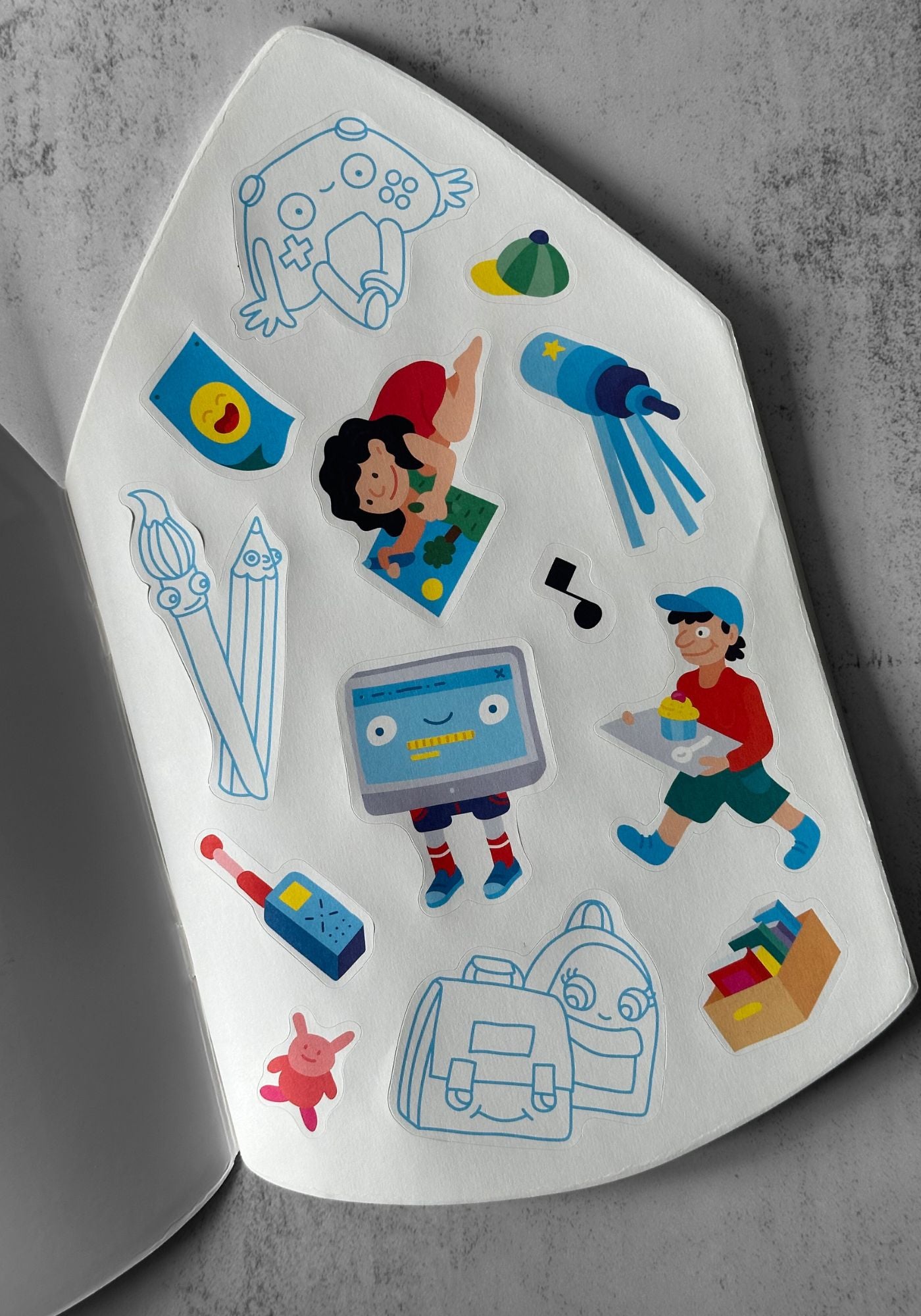 Pencil Sticker Notebook