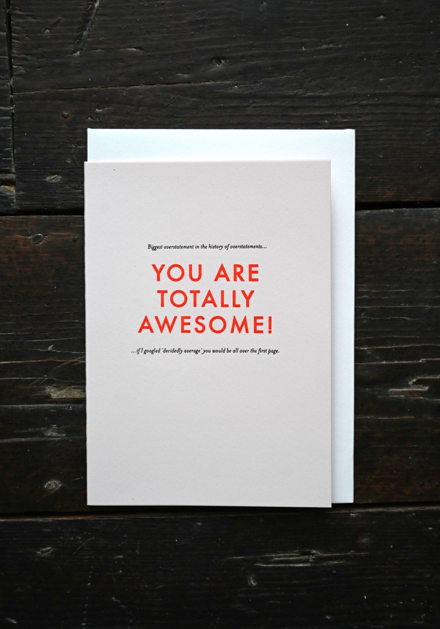 Totally Awesome Greetings Card