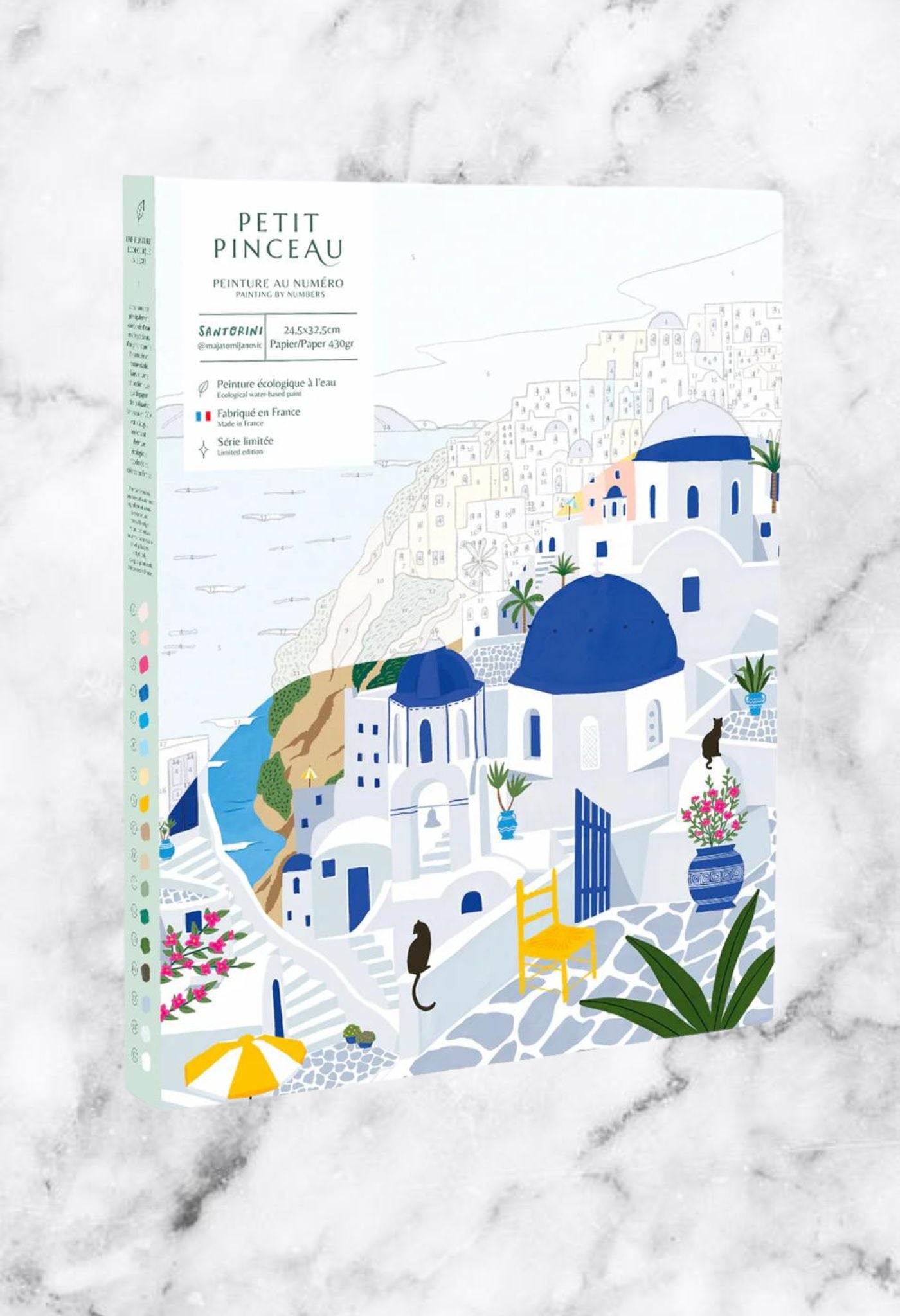 Santorini Malen-nach-Zahlen-Set