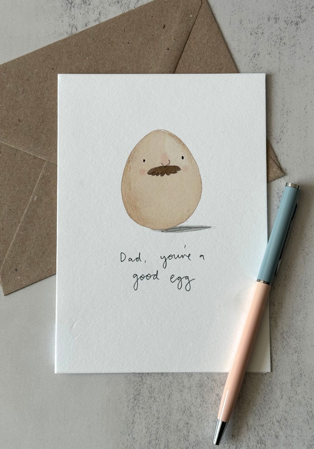 Dads a Good Egg Greetings Card