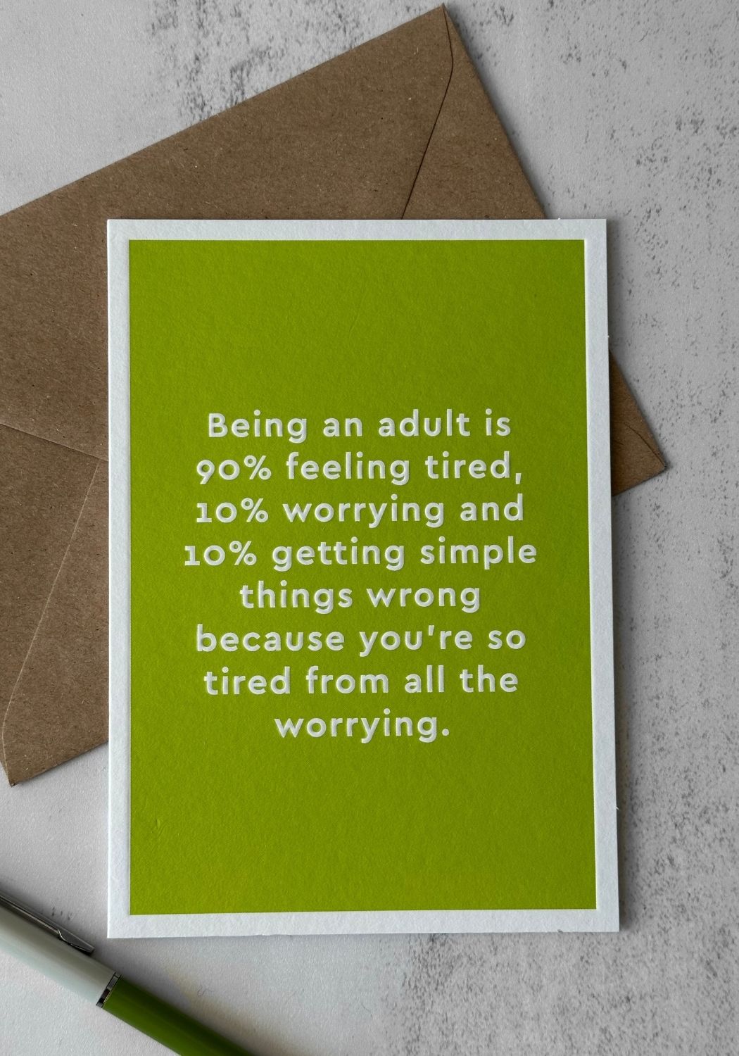 Adult Maths Greetings Card