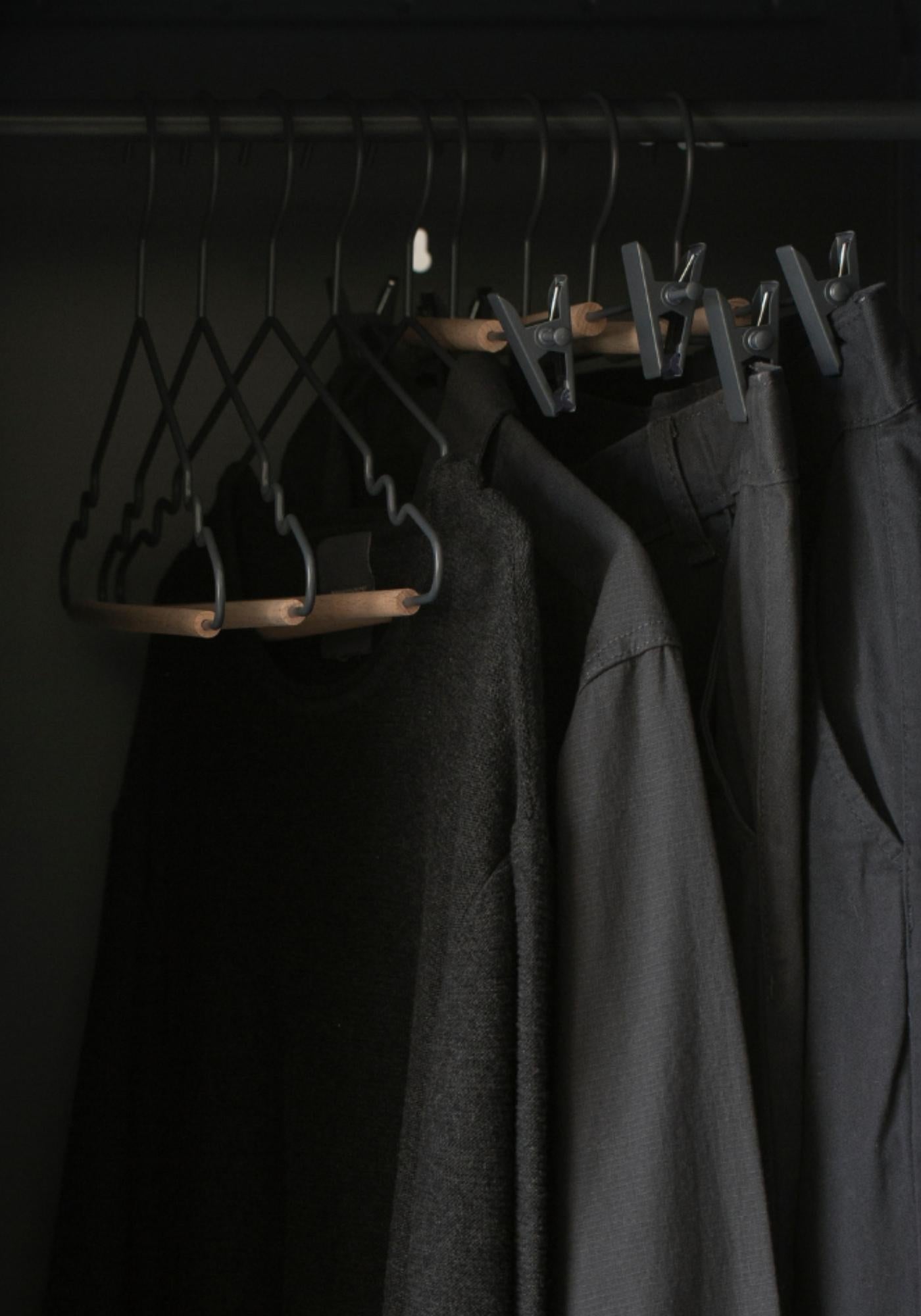Slate Grey Clip Hangers - by Mustard Made
