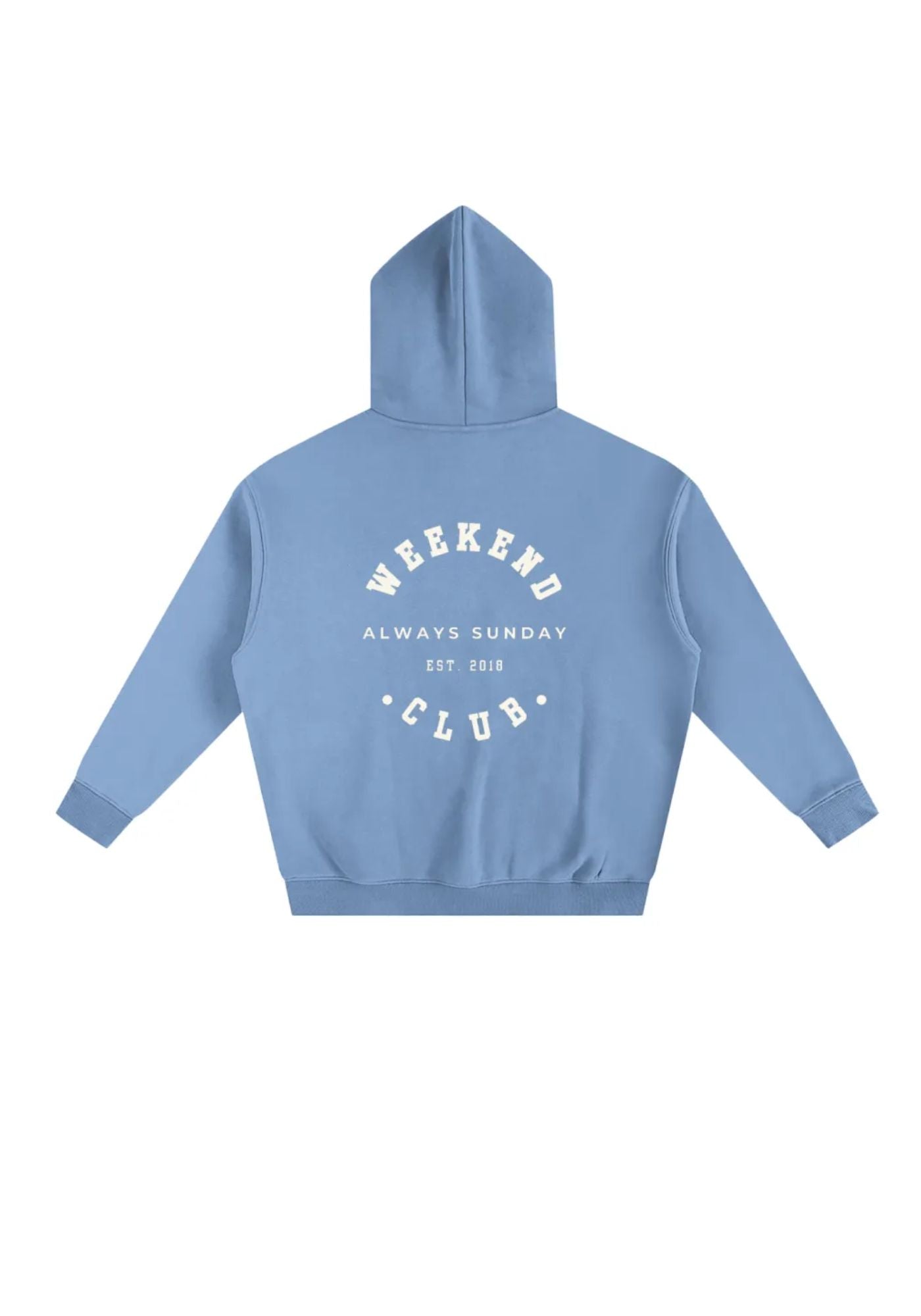 Sky Blue Weekend Club Hooded Sweater