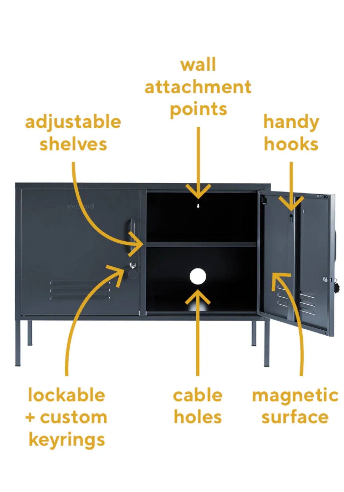 The Lowdown Locker - Slate