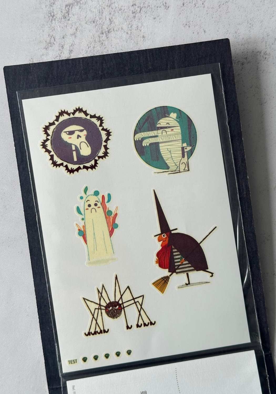 Tatouages temporaires de terreur