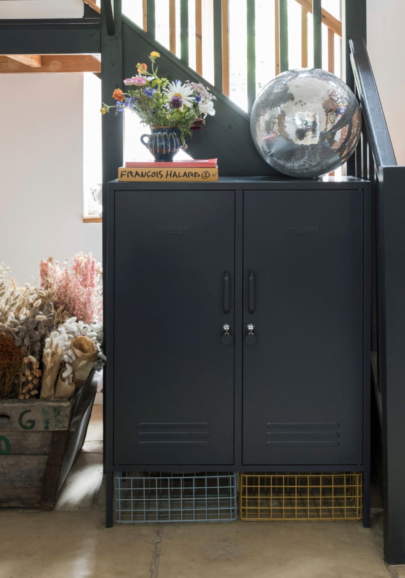 The Slate Grey Midi Locker - by Mustard Made