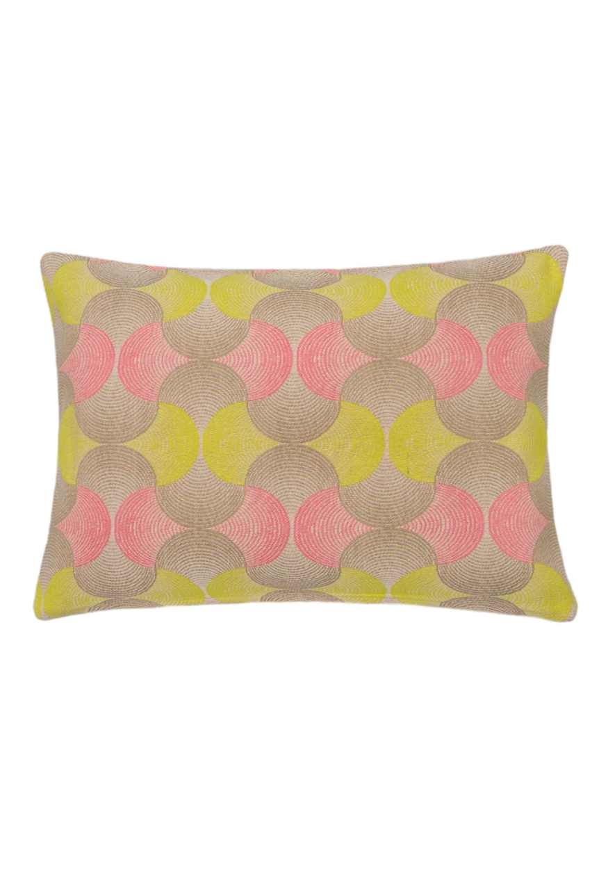 Pink and Natural Soundwave Cushion Collection