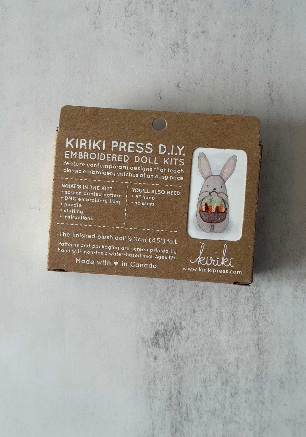 Animal Plushie Doll Embroidery Kits