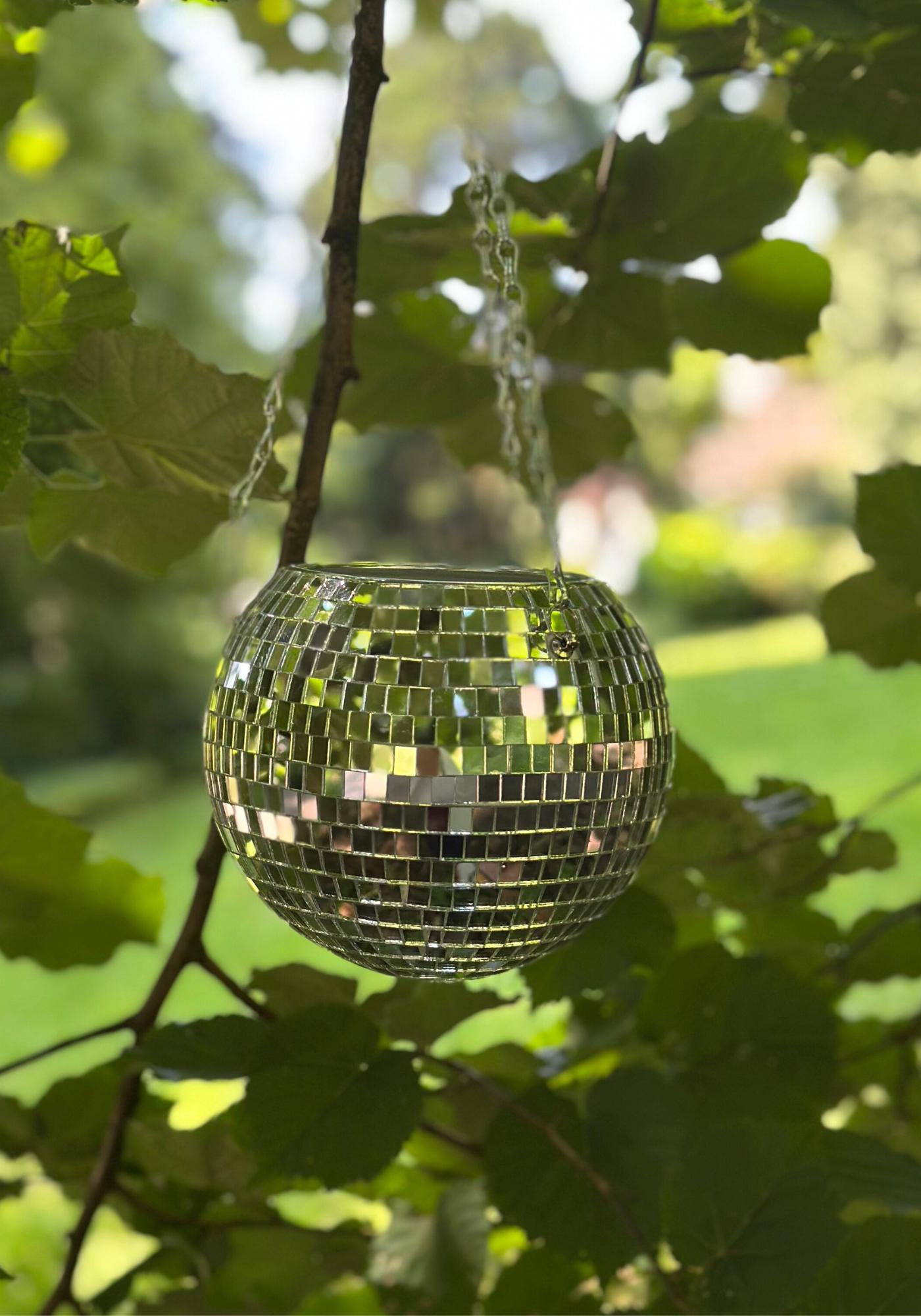 Disco Ball Hanging Planter