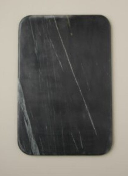 Servierplatten aus schwarzem Marmor