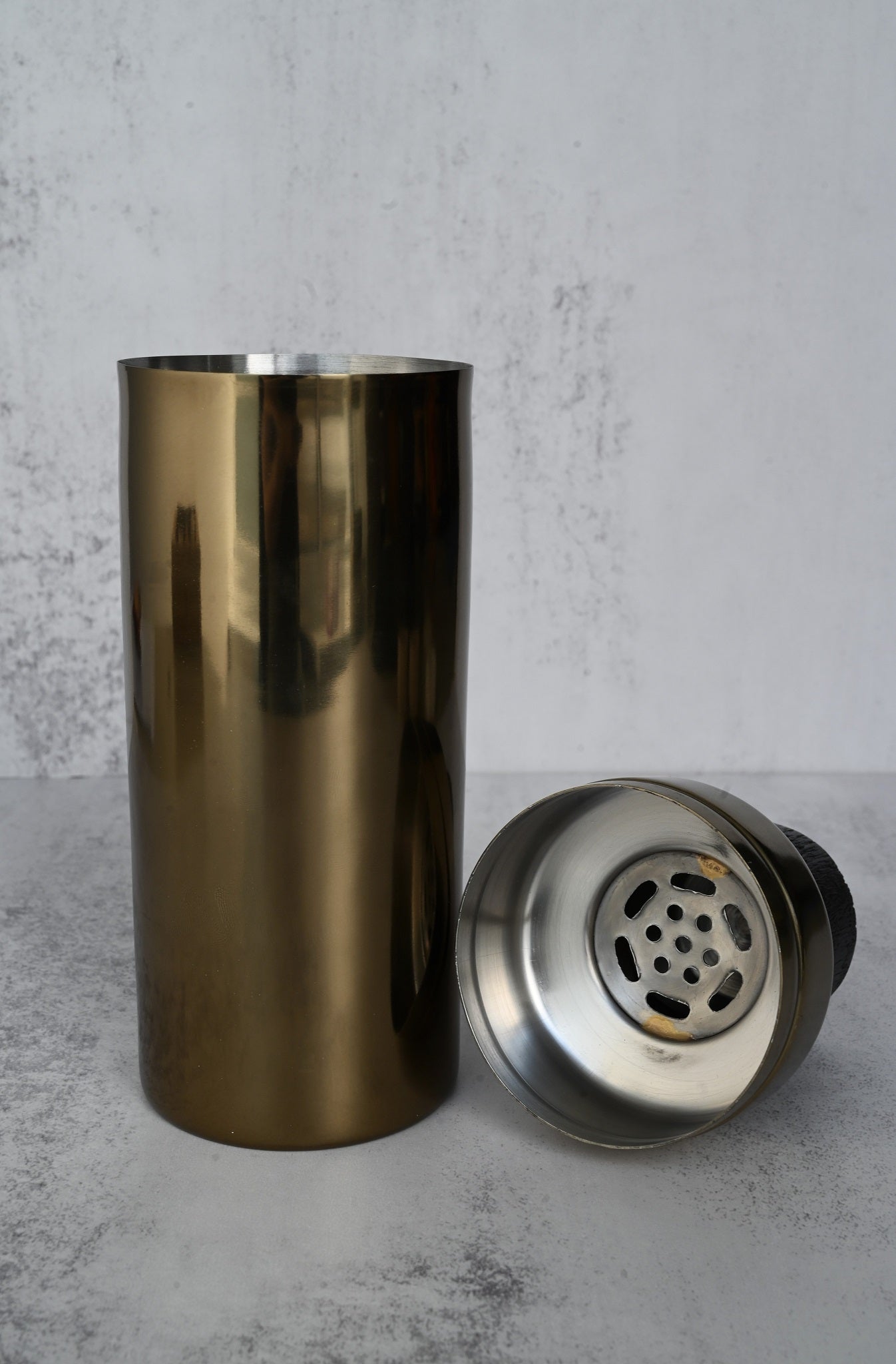 Aged Bronze Cocktail Shaker