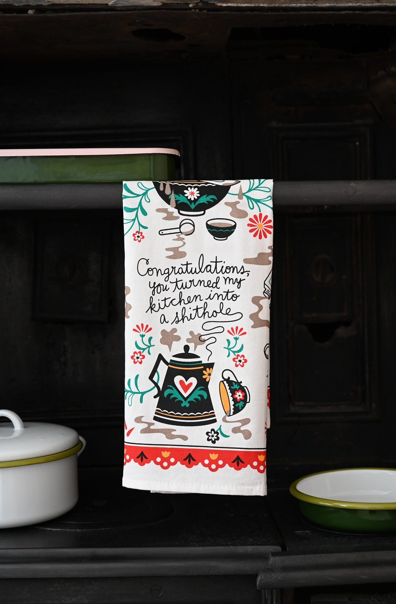 Kitchen Sh*thole Tea Towel