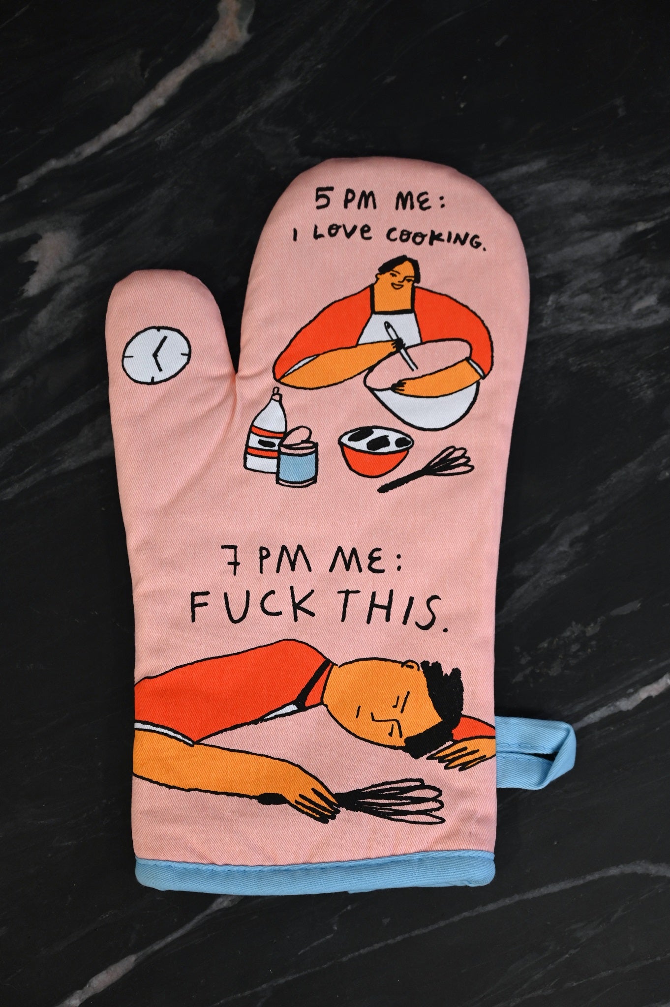 5pm Love This 7pm F*ck This Oven Mitt