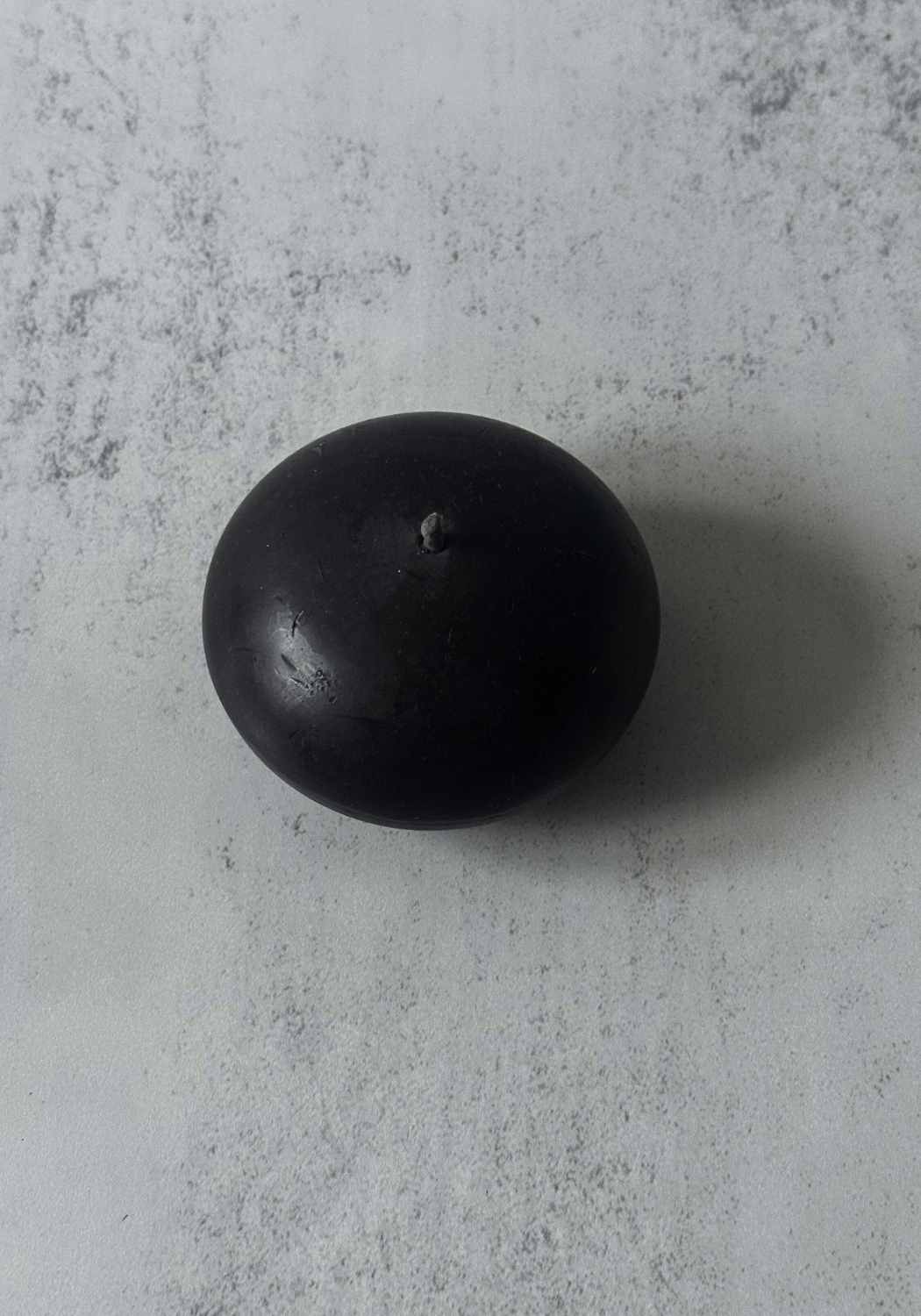 Bzzwax Black Squashed Sphere Candle