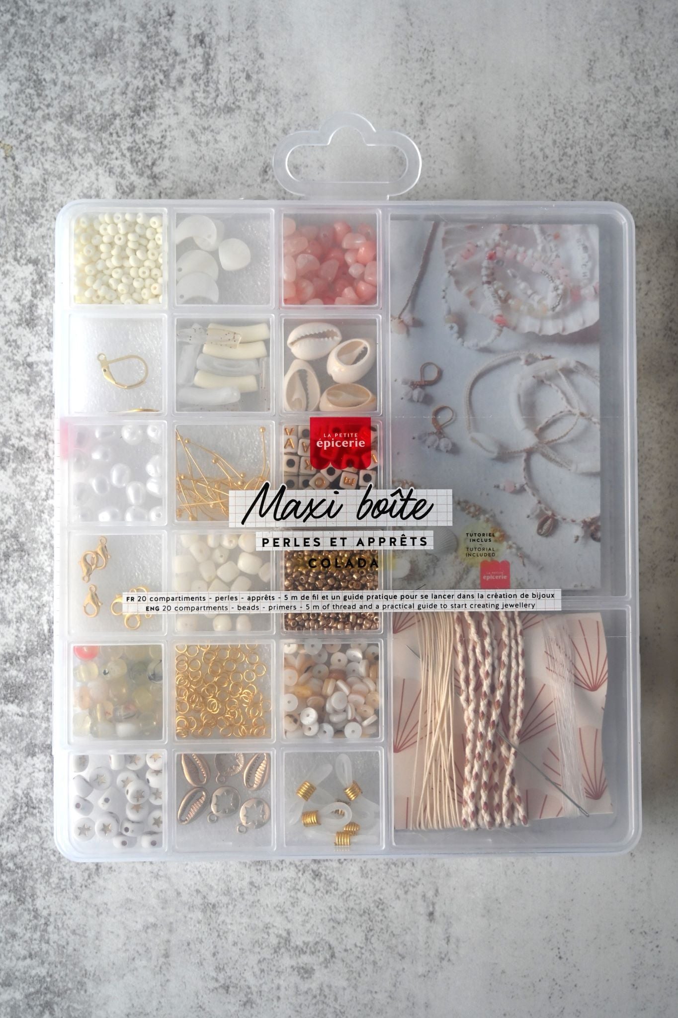 Pina Colada Assorted Beads Bracelet Box