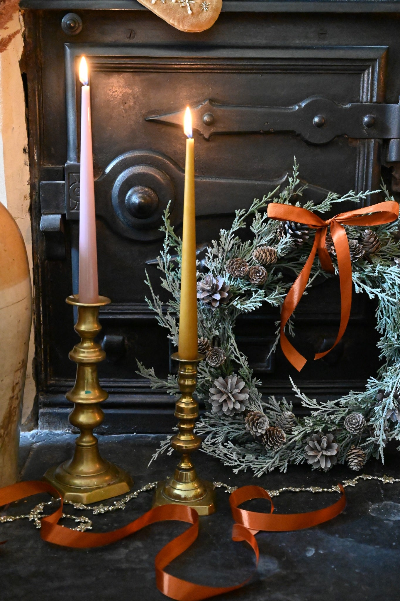 Frosted Wintergreen Wreath
