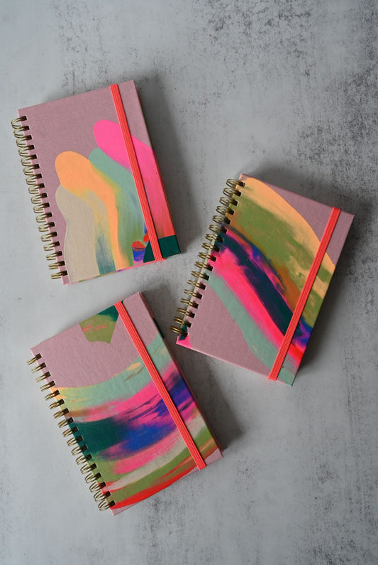 Carnet de notes Palmita A6 peint à la main