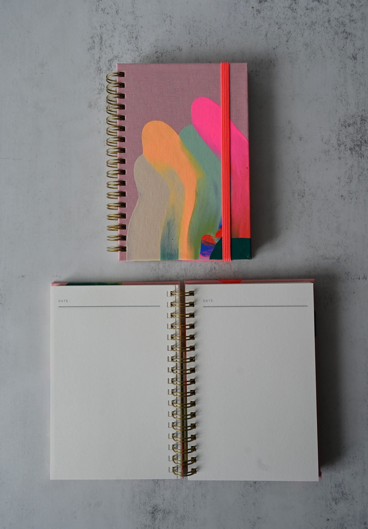 Palmita A6 Handbemaltes Notizbuch