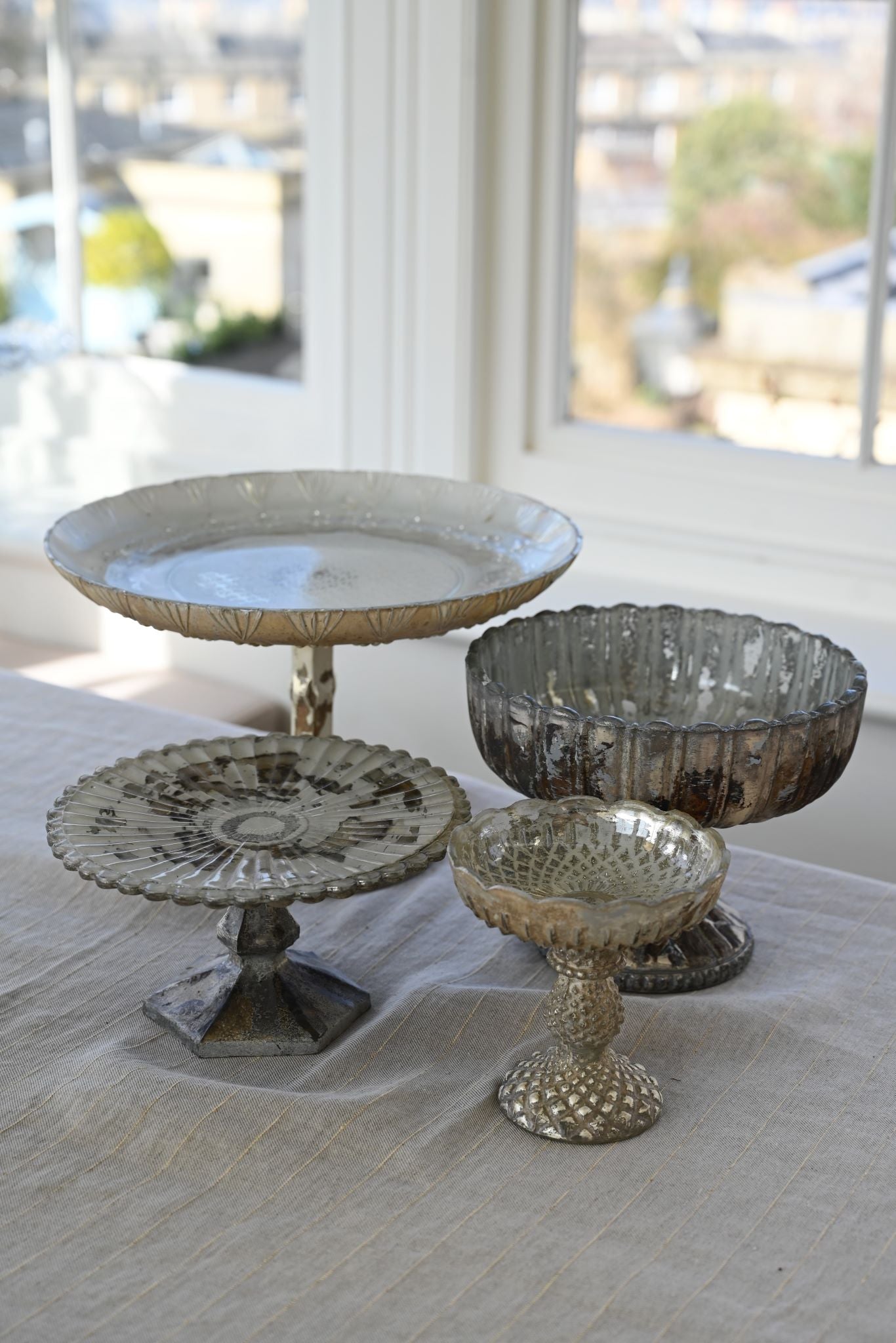 Antique Glass Decorative Bowl Small