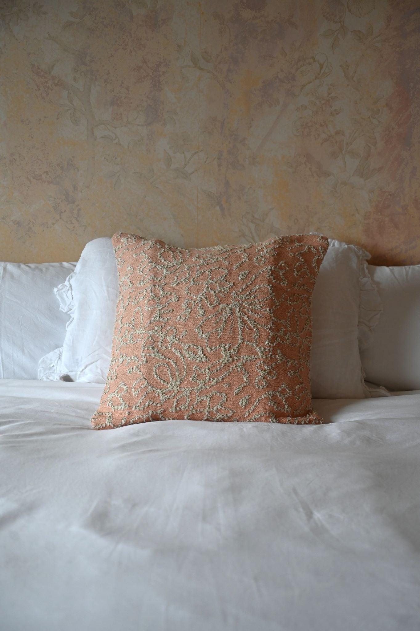 Pink Squiggle Stitch Cushion Collection