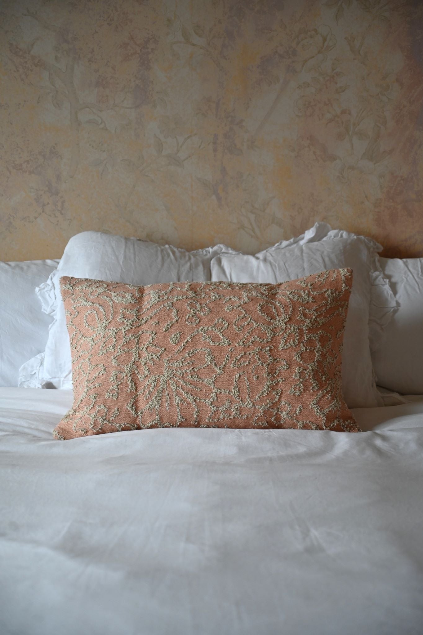 Pink Squiggle Stitch Cushion Collection