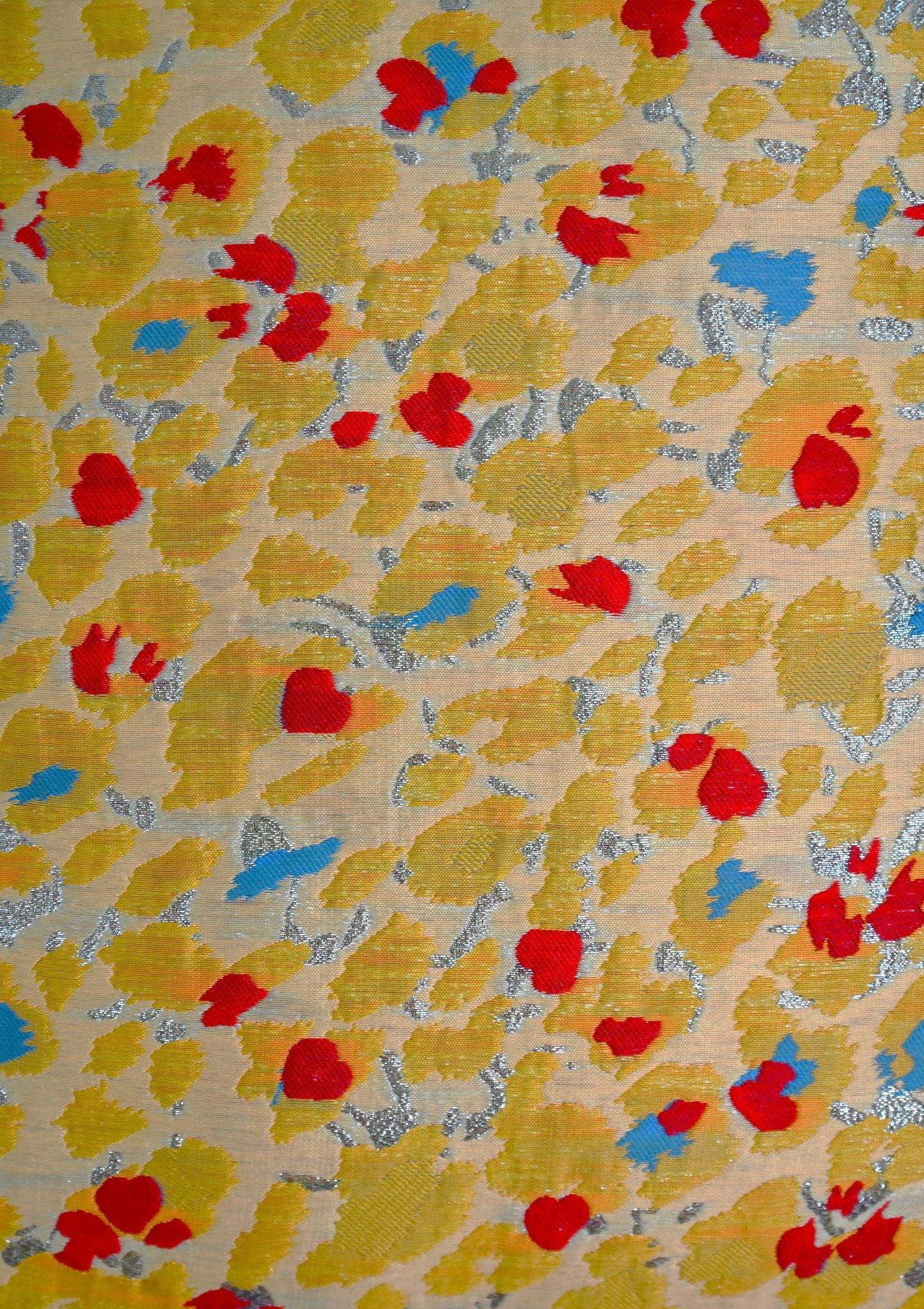 Acid Yellow and Red Leopard Print Cushion Collection
