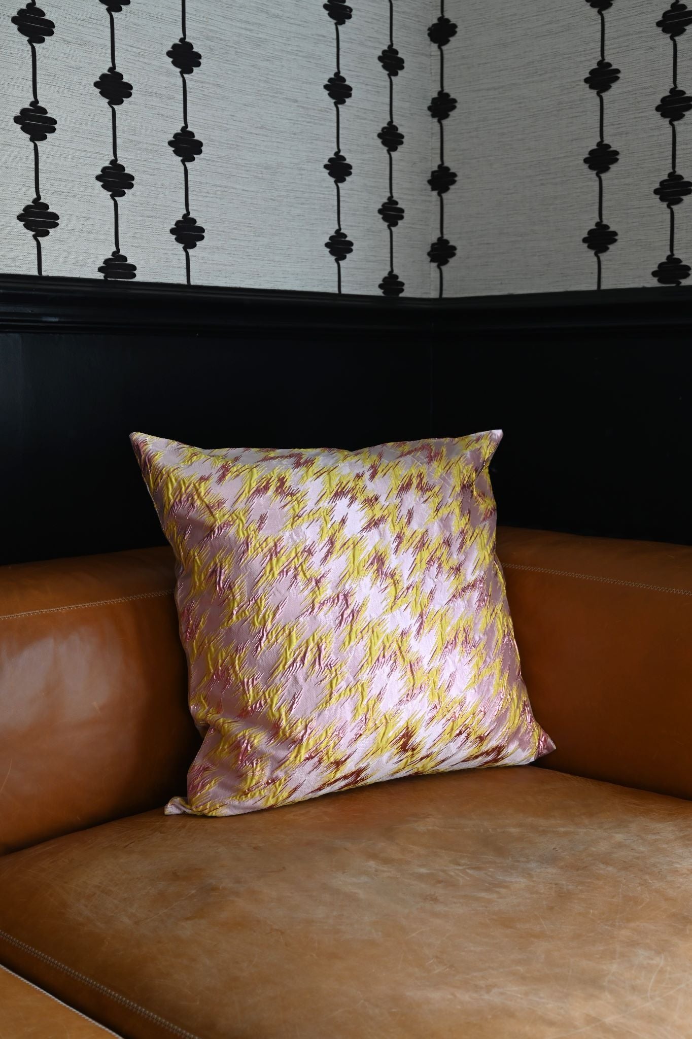 Pink and Yellow Lightning Cushion Collection