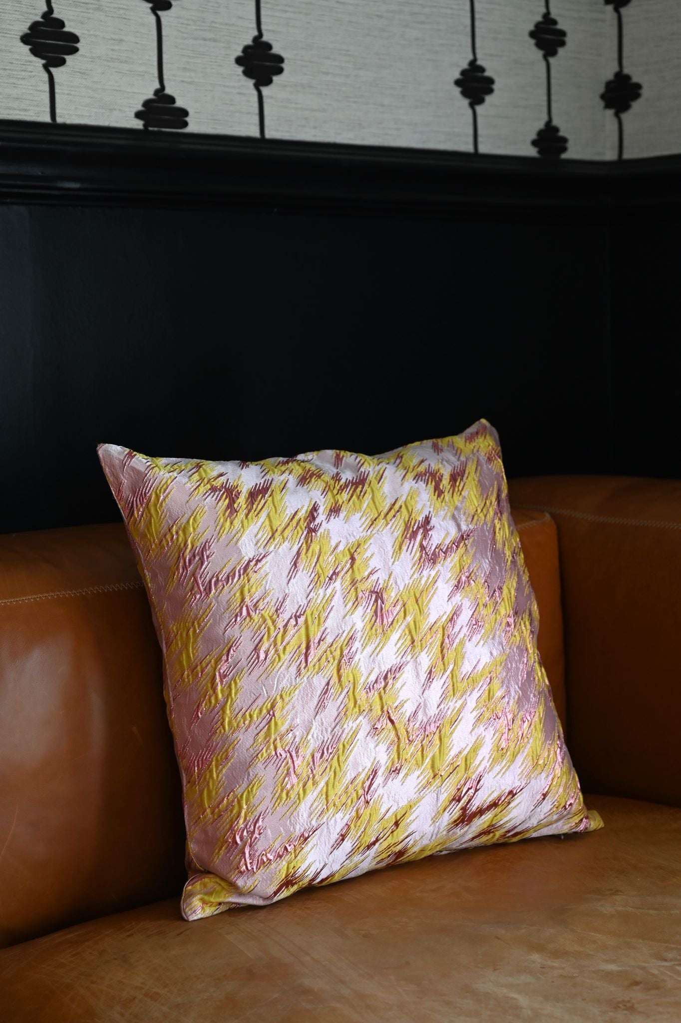 Pink and Yellow Lightning Cushion Collection