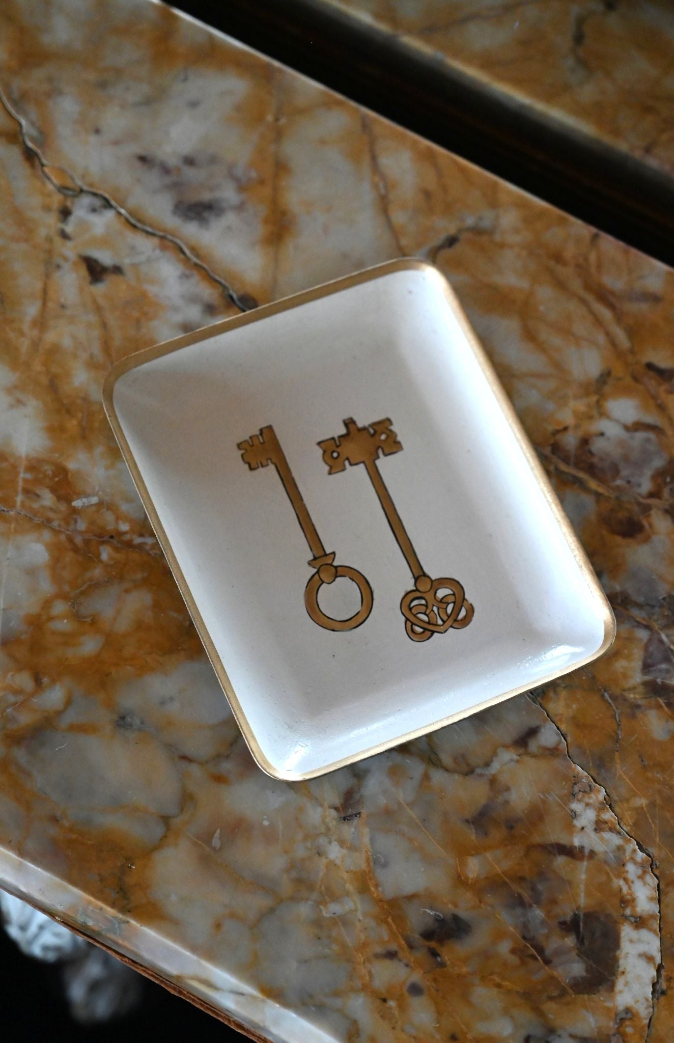 Golden Keys Tray