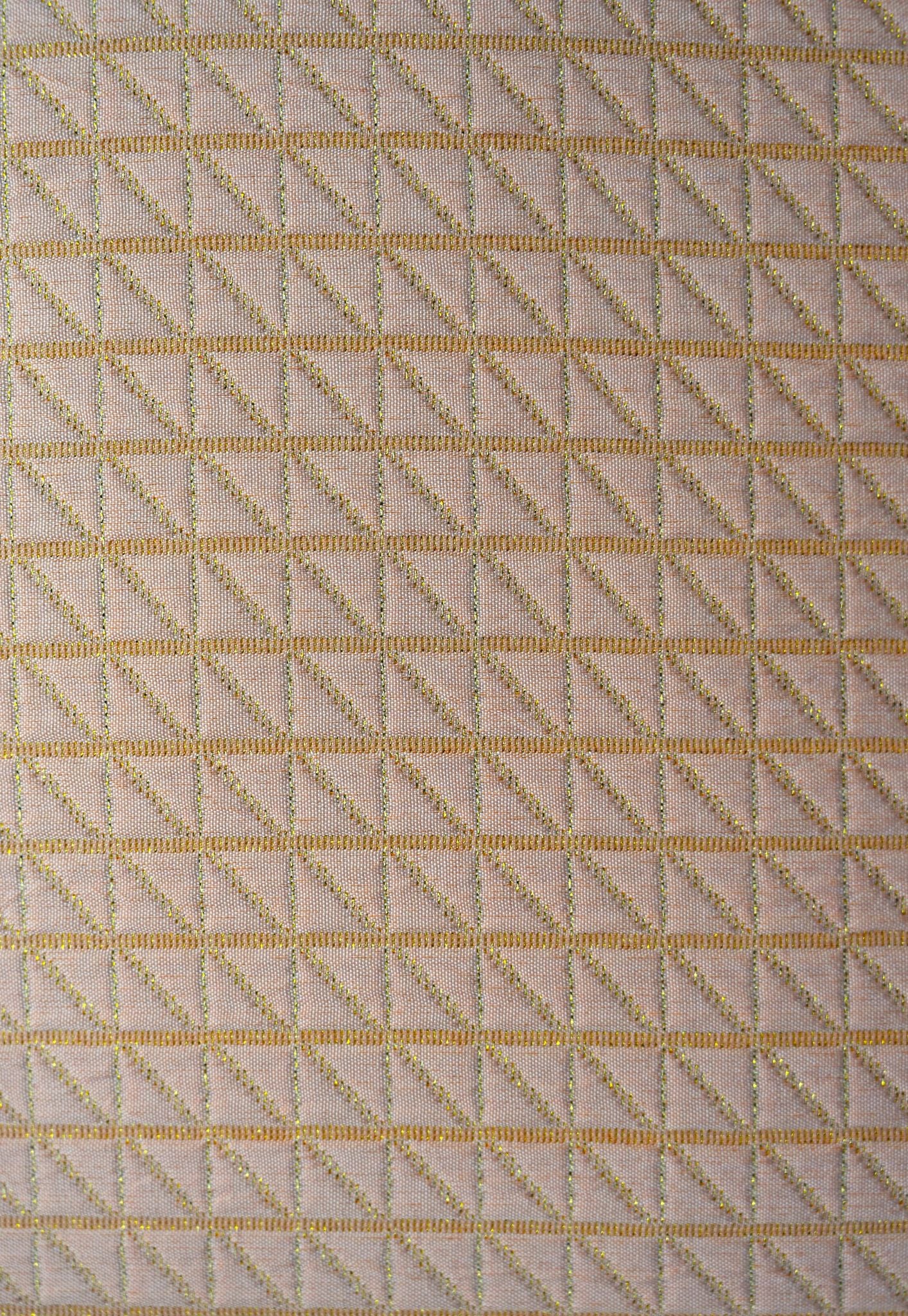 Pink Ditsy Triangle Rectangular Cushion