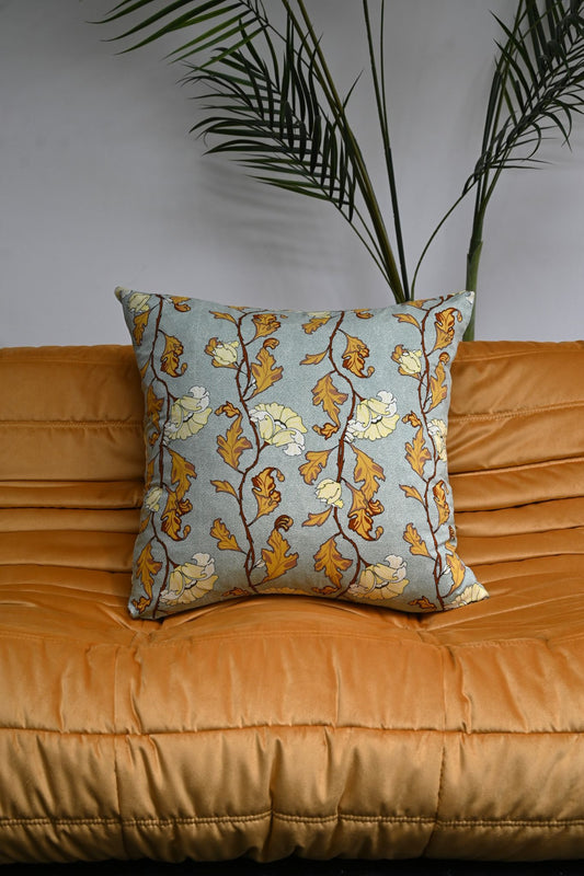 Autumn Floral Large Square Cushion