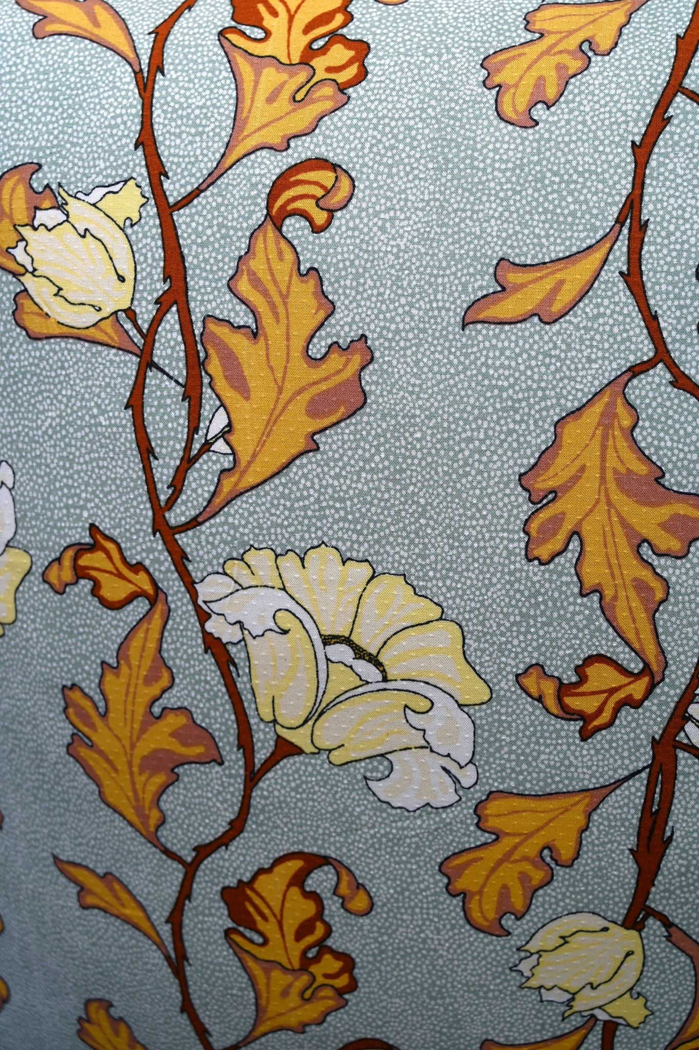 Autumn Floral Large Square Cushion