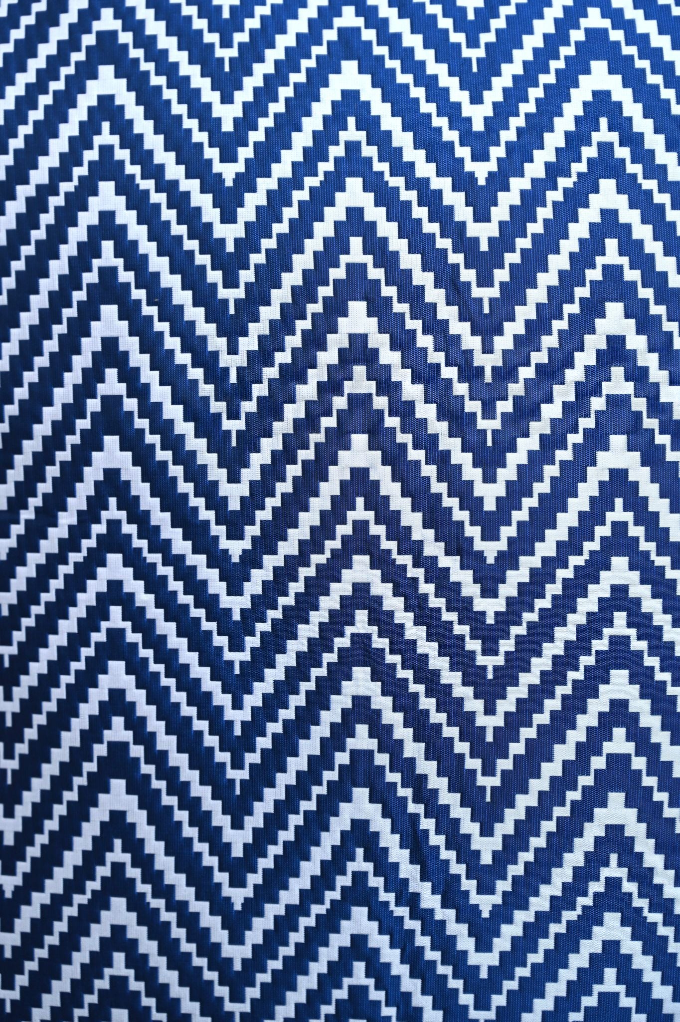 Navy Chevron Cushion Collection