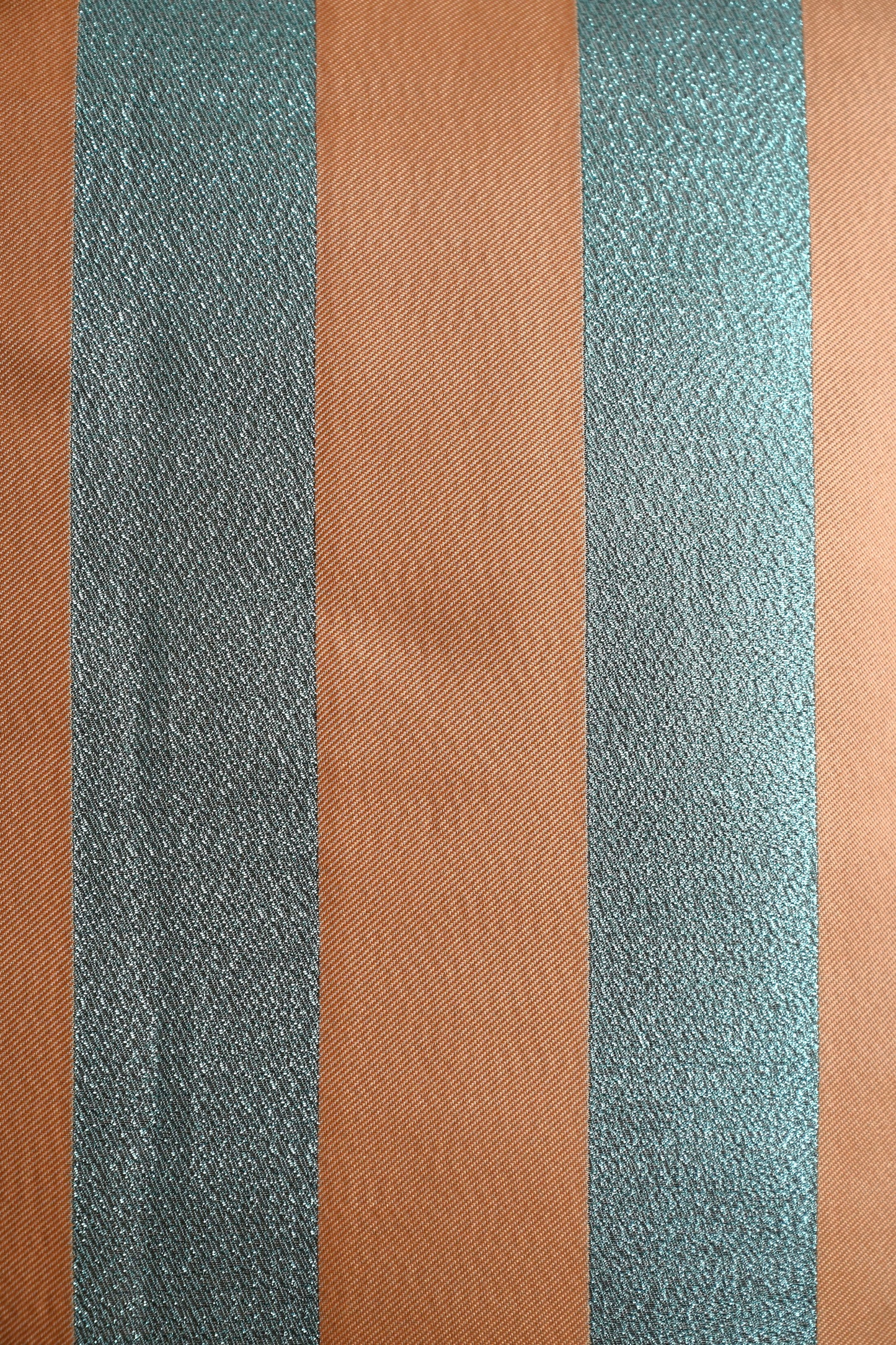 Peach and Blue Stripe Cushion Collection