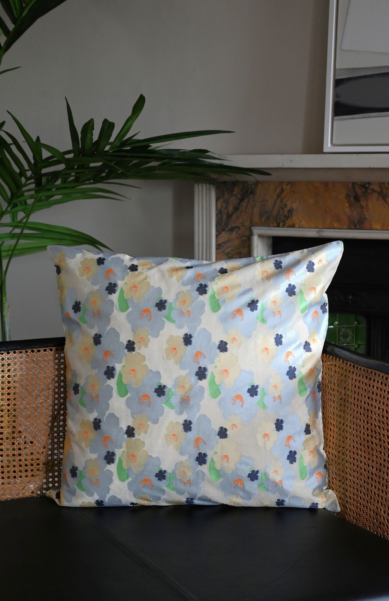Blue Pastel Mekko Floral Cushion Collection
