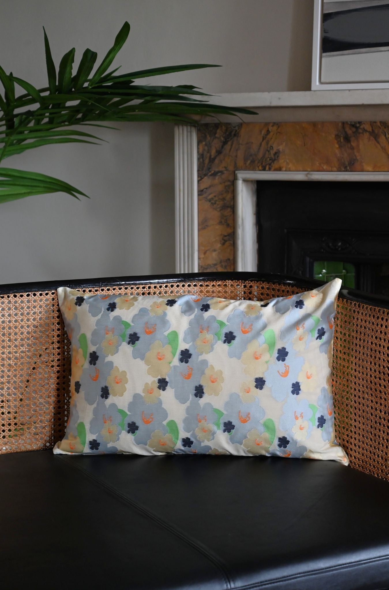Blue Pastel Mekko Floral Cushion Collection