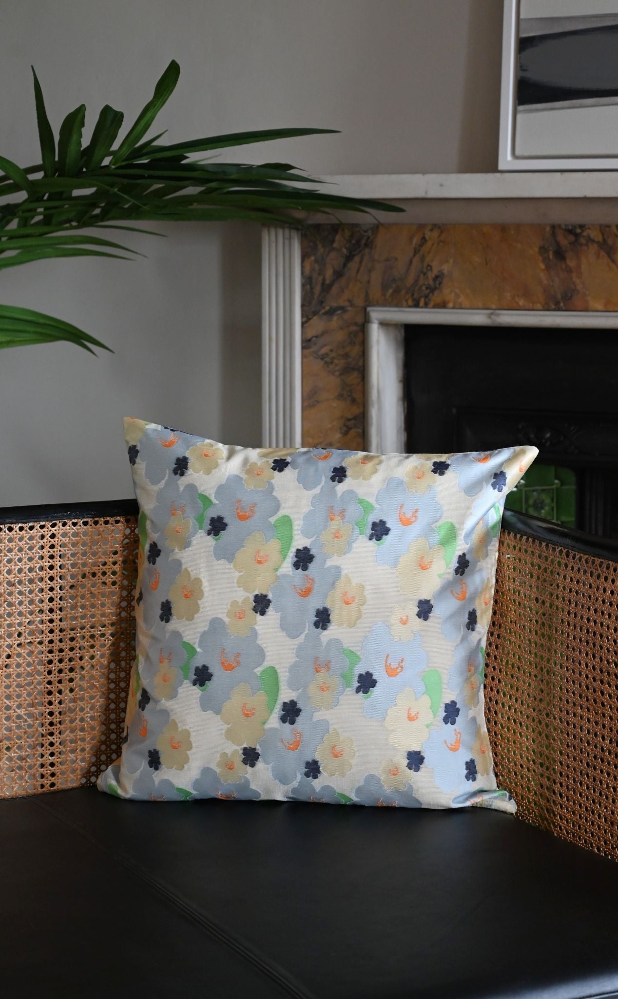 Blue Pastel Mekko Floral Cushion Collection