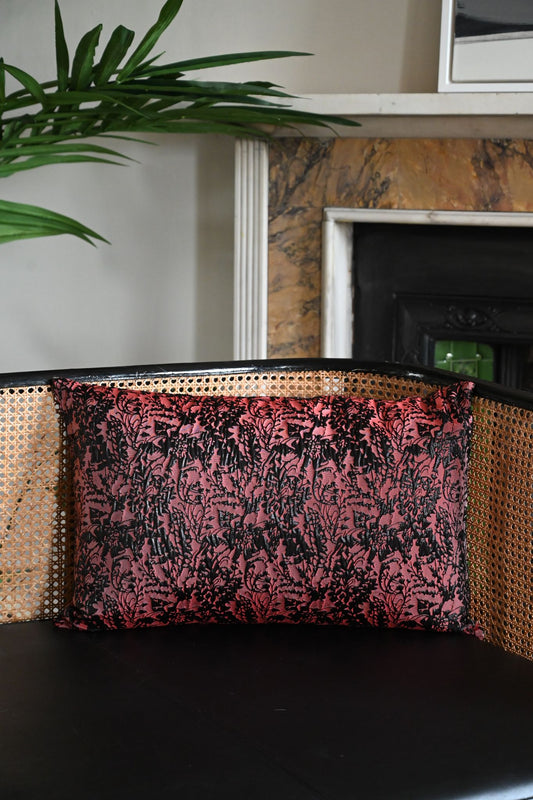 Merlot Gothic Meadow Rectangular Cushion