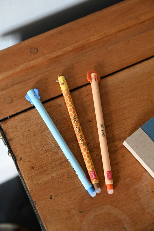 Animal Erasable Gel Pens