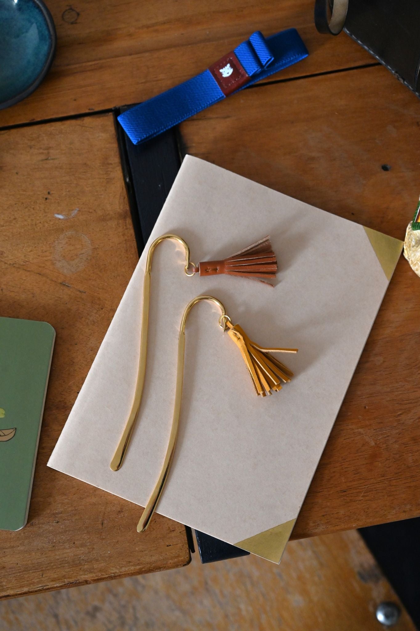 Gold Hook Bookmark with a Tassel