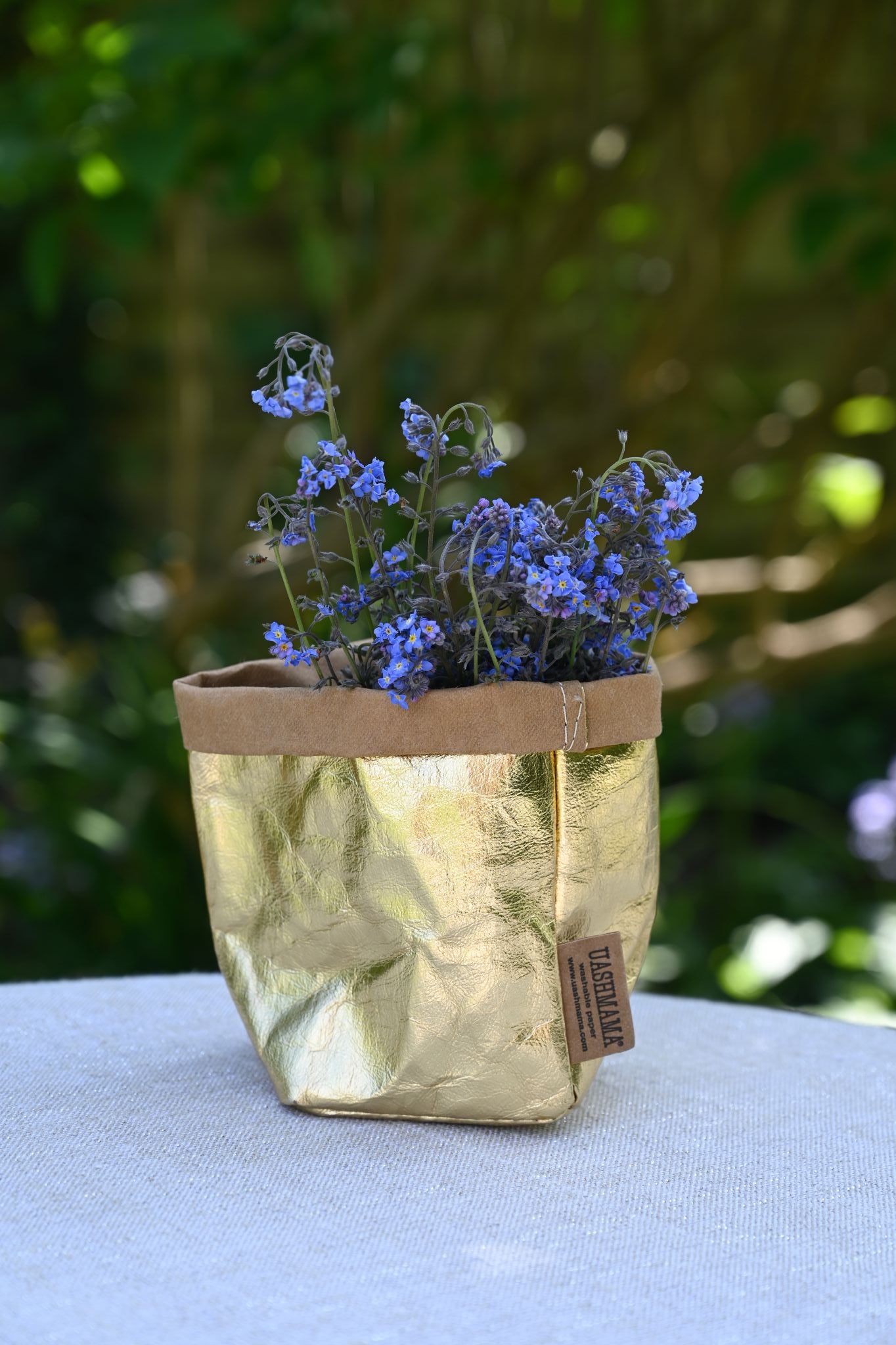 Gold Teeny Tiny Uashmama Paper Bag