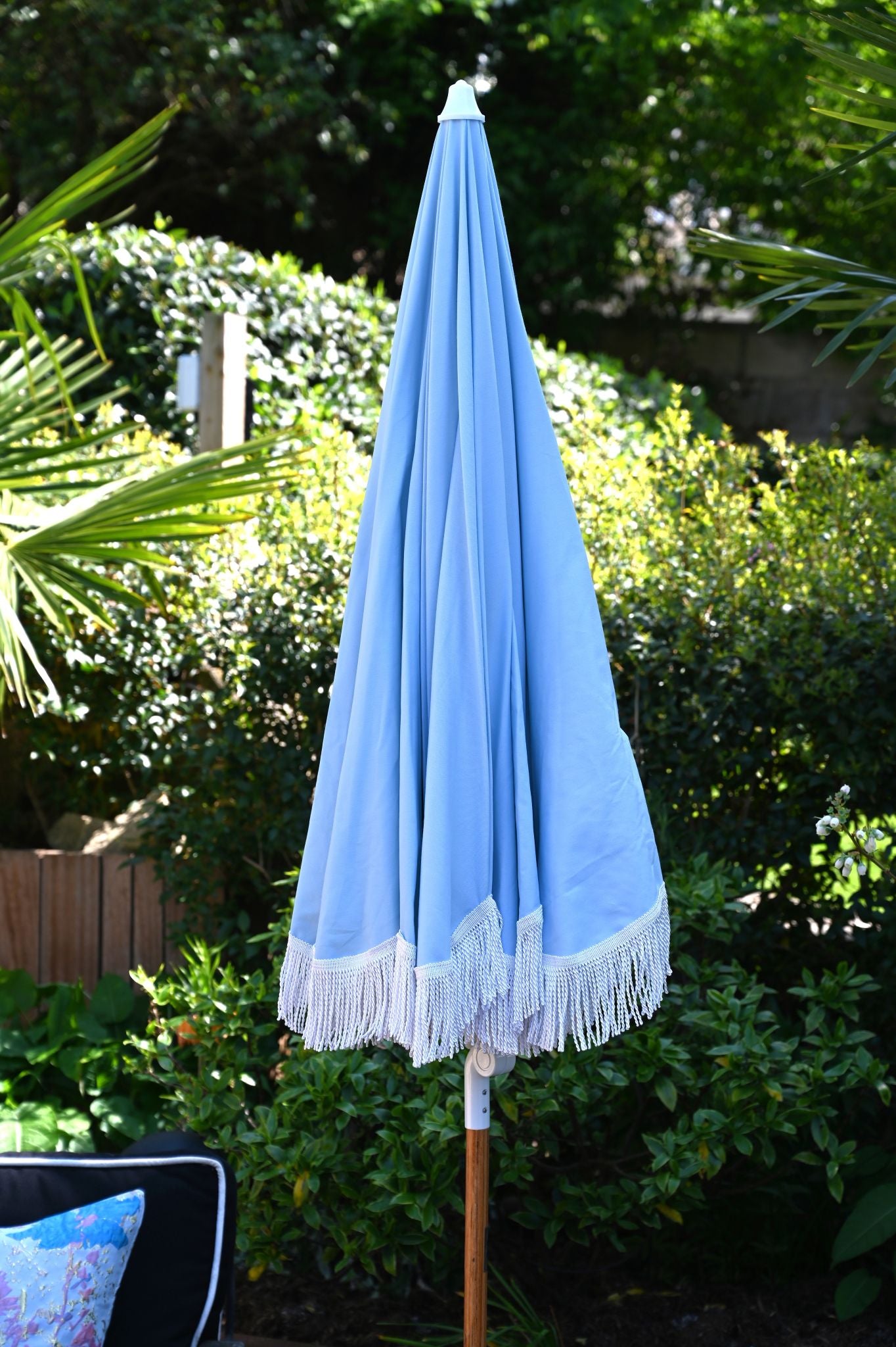 Santorini Blue Beach Parasol