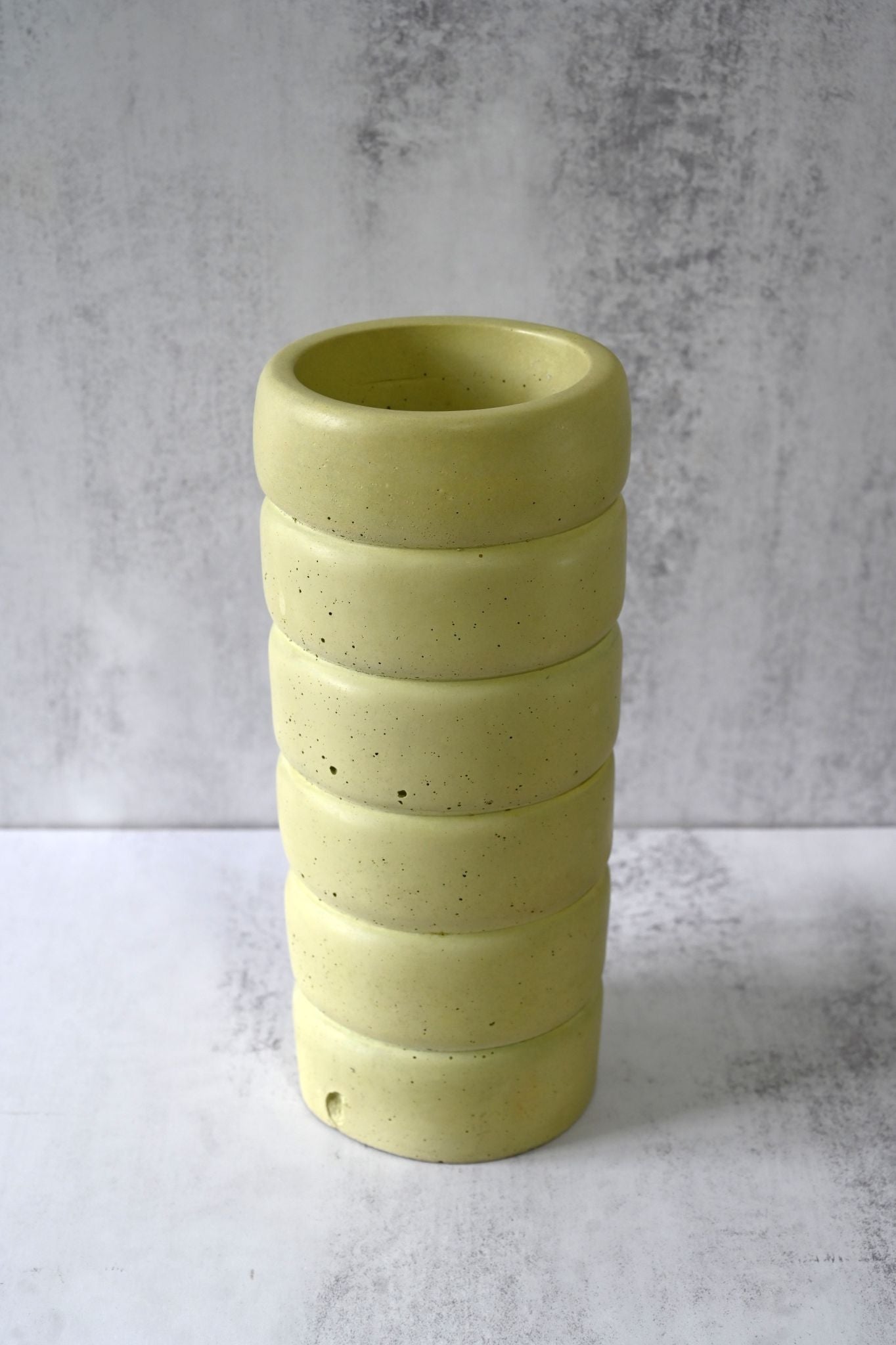 Green Concrete Bubble Vase