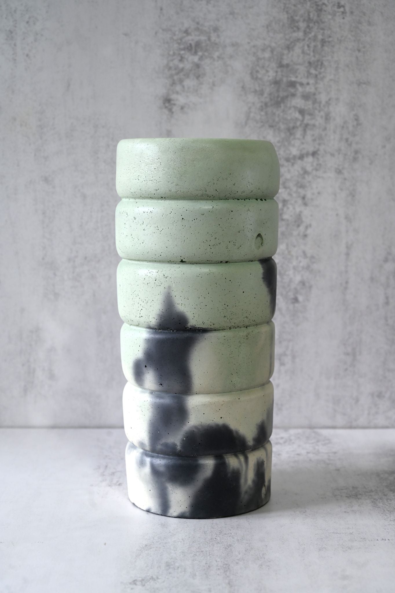 Blue Concrete Bubble Vase