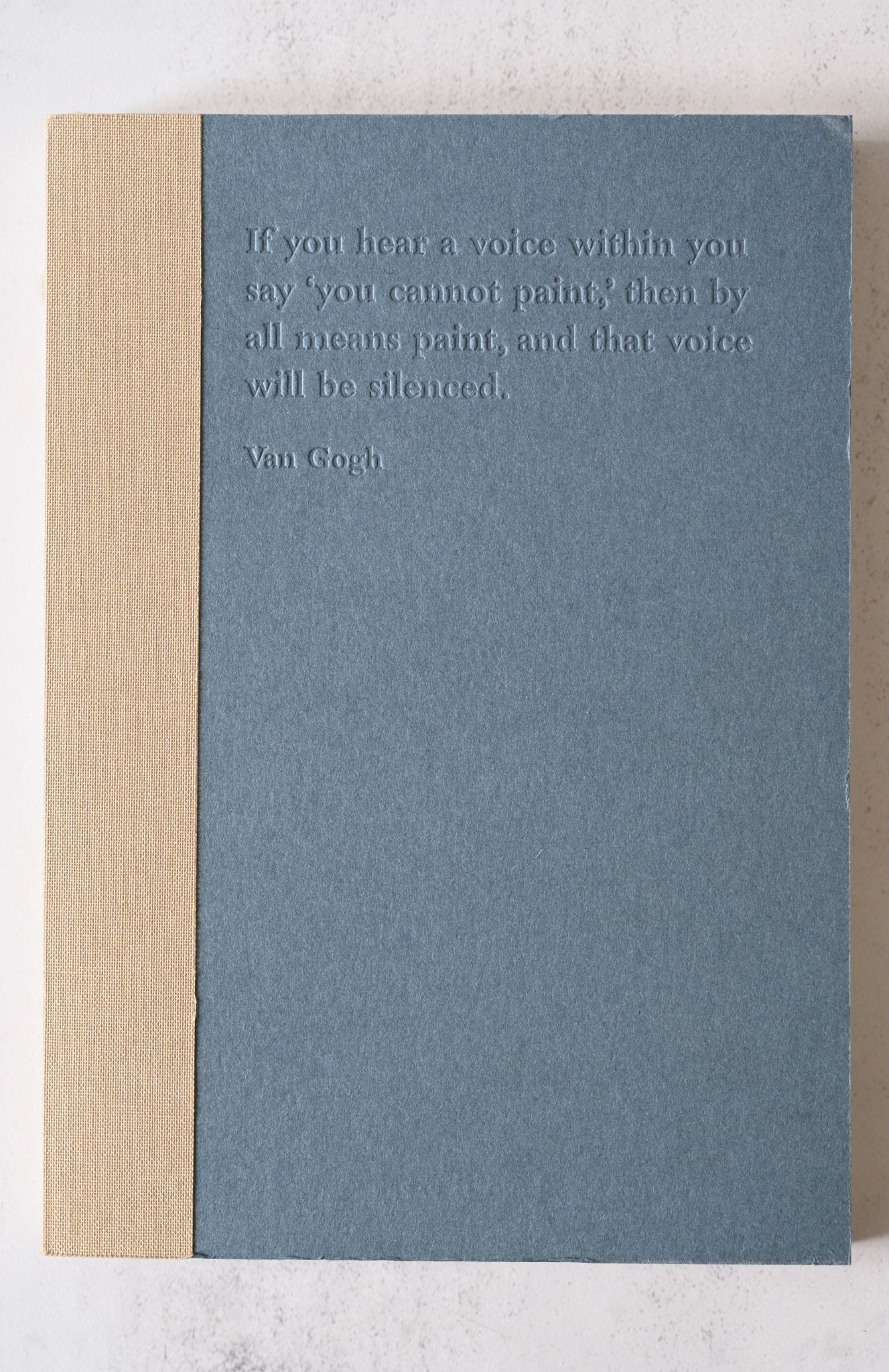 Van Gogh Blue Drawing Notebook