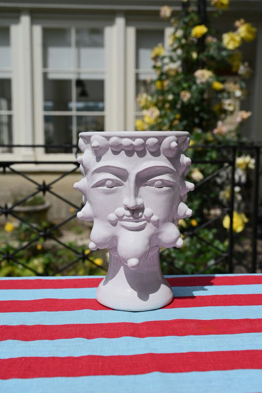 Male Italian Ceramic Bust Vase Medium