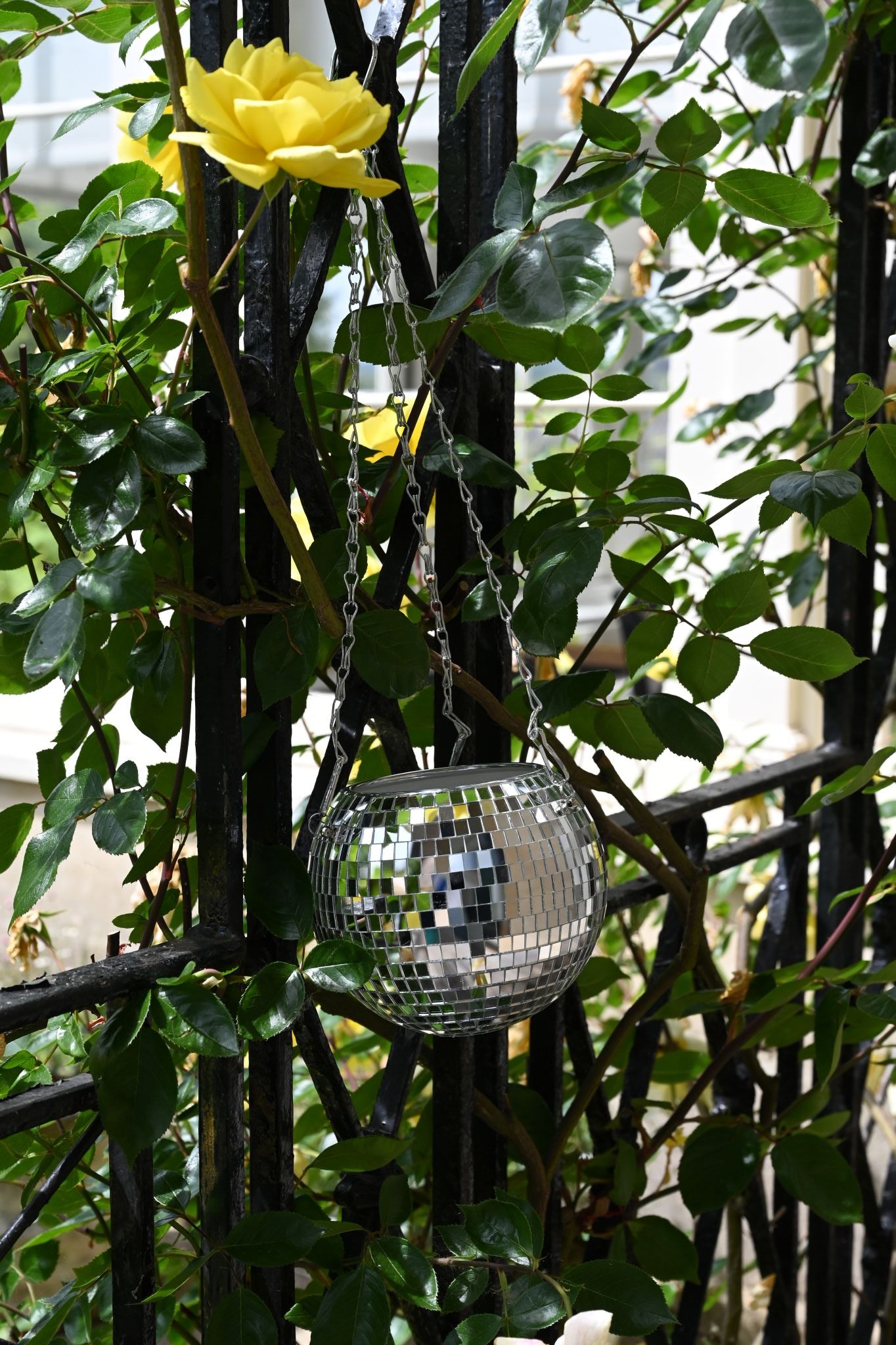 Disco Ball Hanging Planter