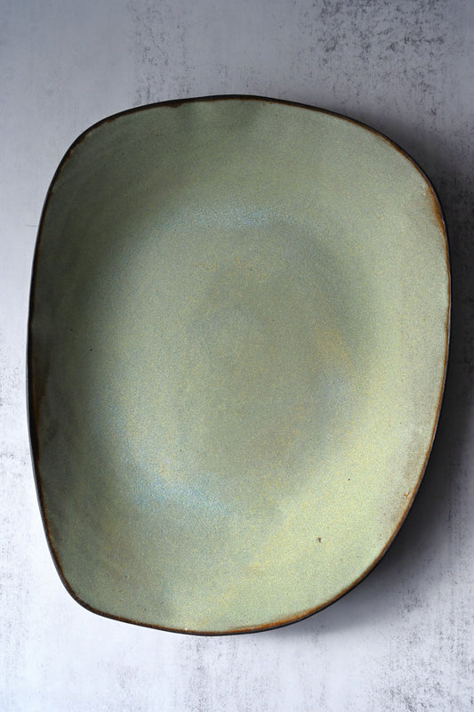 Hana Karim Avocado Green Large Platter