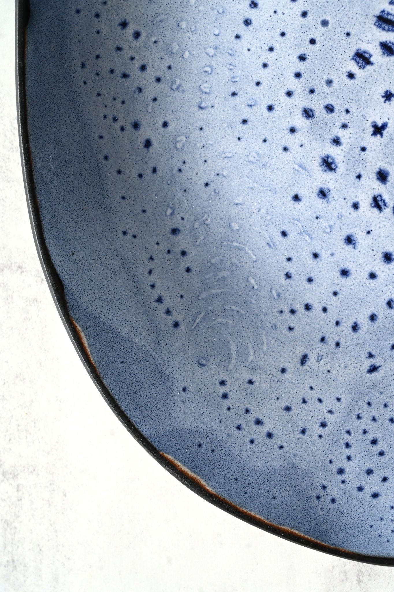 Hana Karim Denim Blue Large Platter
